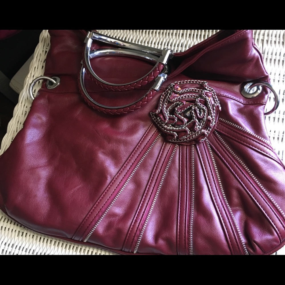 🌹Zippered Flower🌹 MMS Handbag